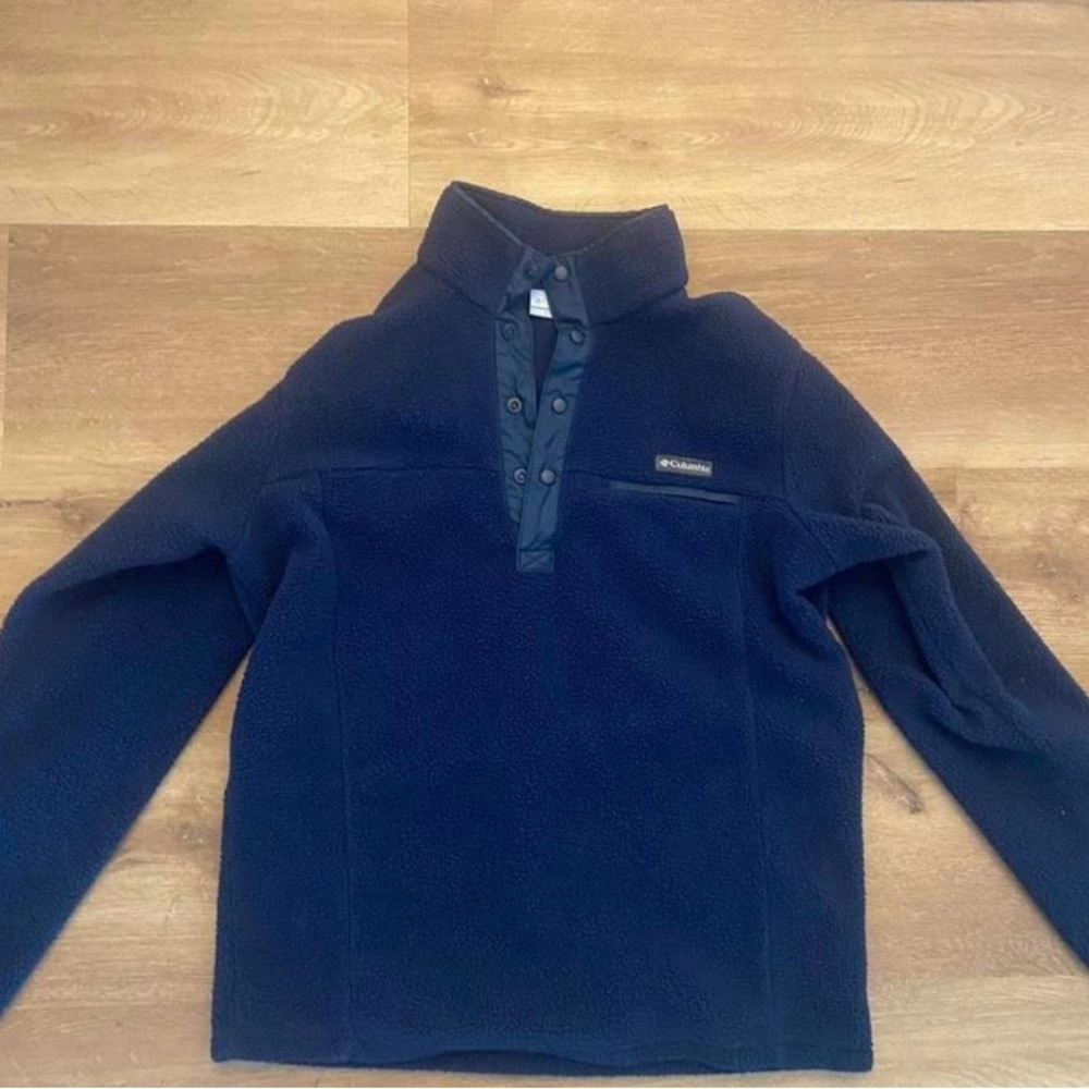 Colombian blue quarter zip L